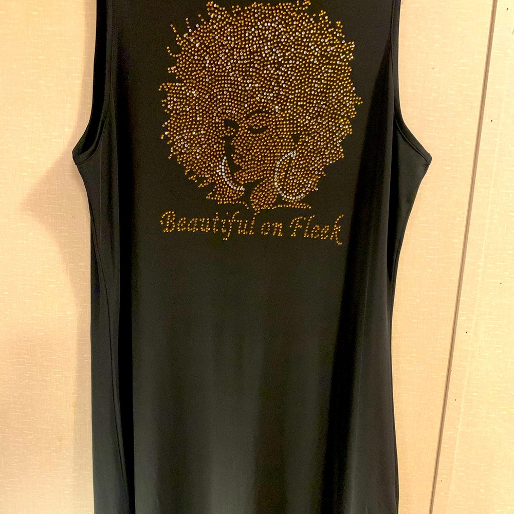 Rhinestone Maxi Dress- size 3x
